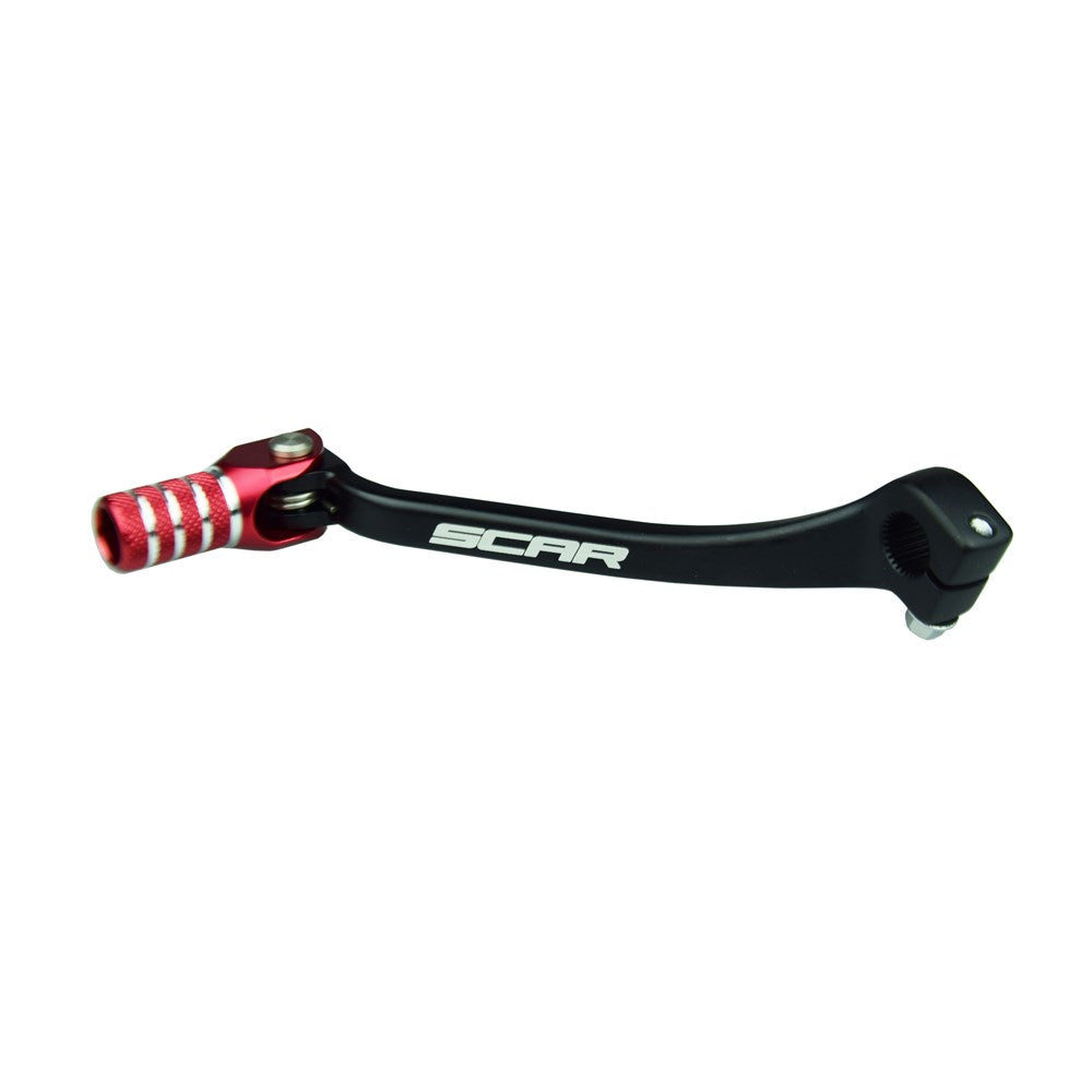 SCAR GEAR LEVER HONDA CRF250R 2018-2025 / CRF450R 2017-2025 / TF250-X 24-25 RED