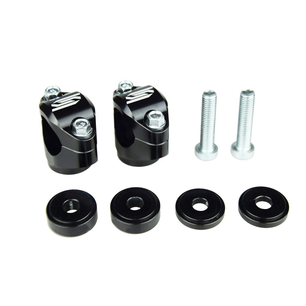 SCAR BAR MOUNT TAPERED (1 1/8) 28.6 H/B DIM SUIT OEM TRIPLE CLAMPS KTM HUSQ VARG 30-35-40-45MM RISER