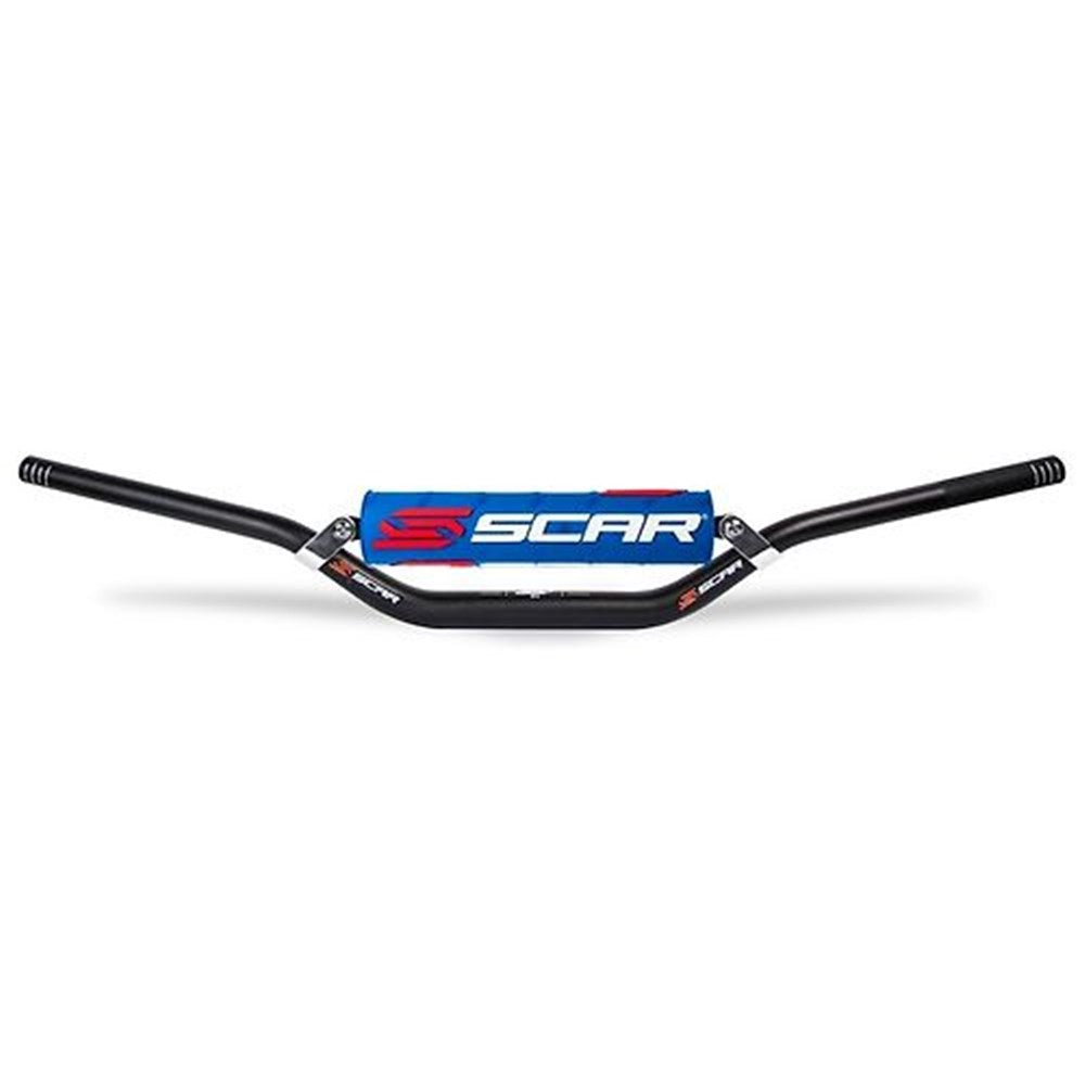 SCAR S2 7/8 H/BAR LOW BAR BLK / PAD BLU