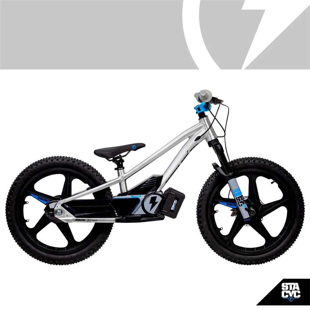 STACYC E-BALANCE BIKE (20e) 36V - BRUSHLESS TEAM EDITION (SILVER)