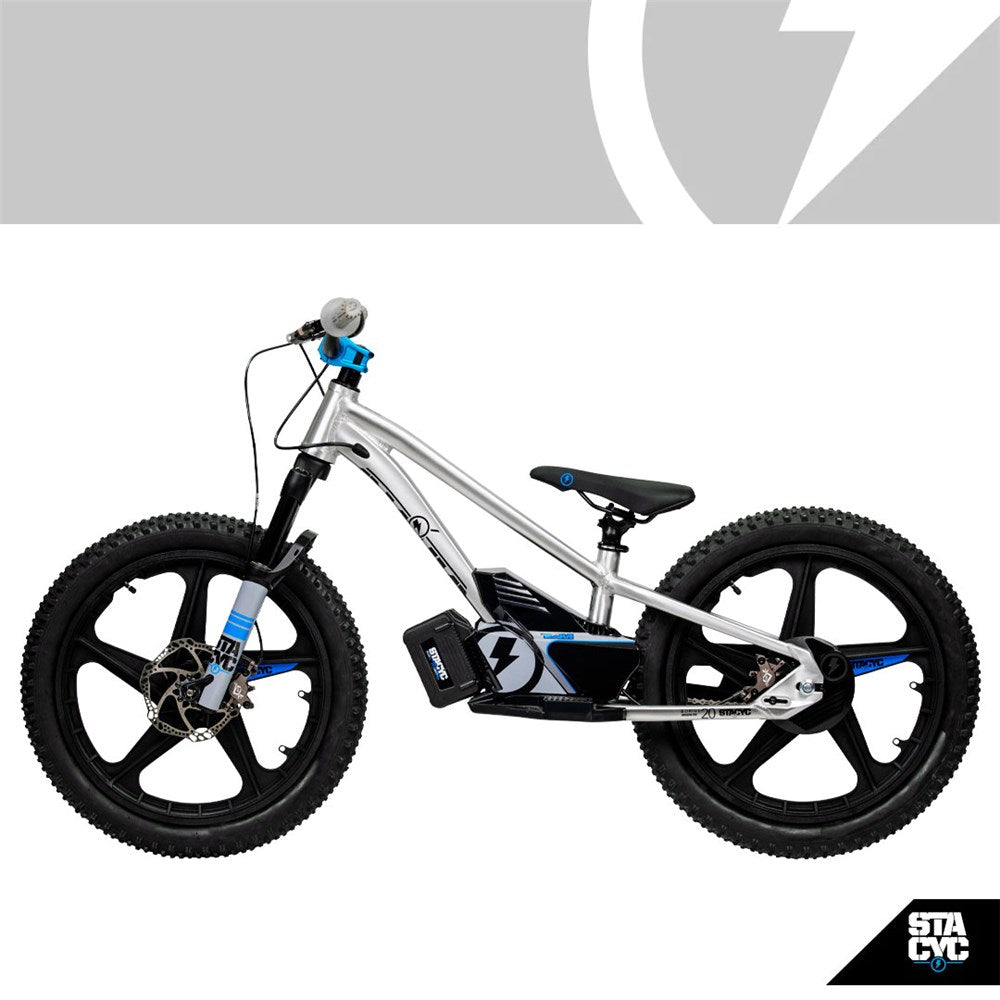 STACYC E-BALANCE BIKE (20e) 36V - BRUSHLESS TEAM EDITION (SILVER)