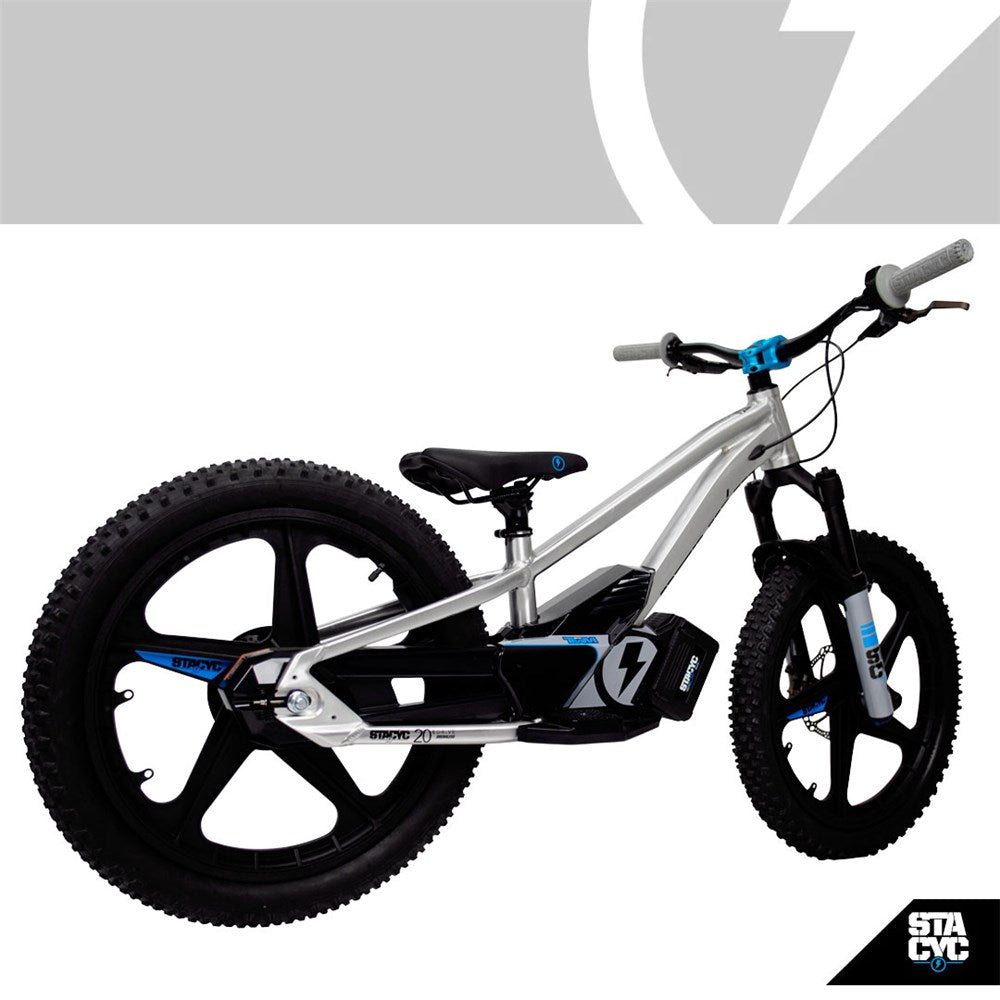 STACYC E-BALANCE BIKE (20e) 36V - BRUSHLESS TEAM EDITION (SILVER)