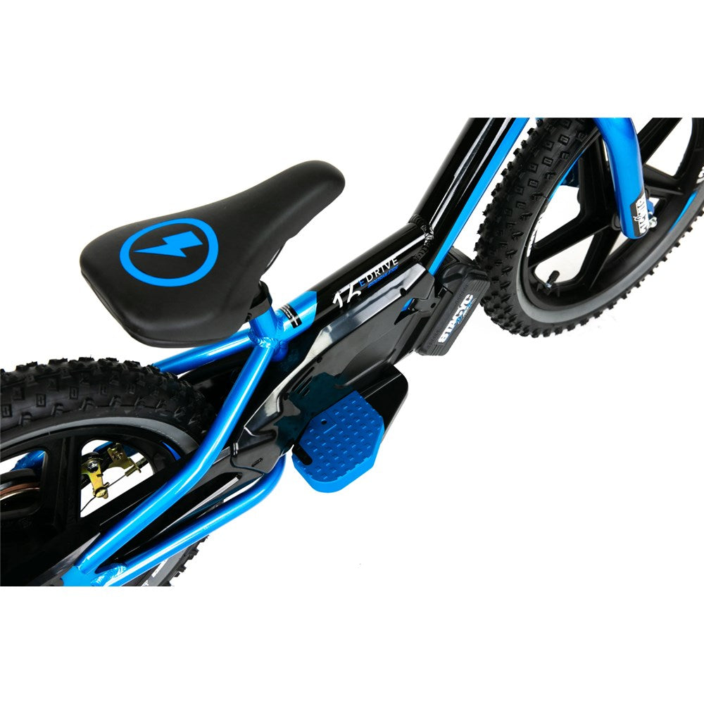 STACYC ACC (12e/16e) FOOTRESTS - EXTENDED FOOTREST - CYAN ANODIZED