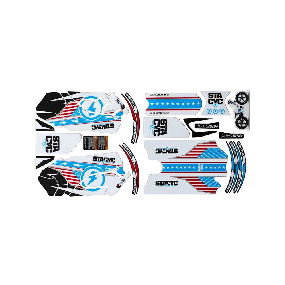 STACYC ACC (16e) GRAPHICS - BRUSHLESS BIKE GRAPHICS KIT - DARE DEVIL 20