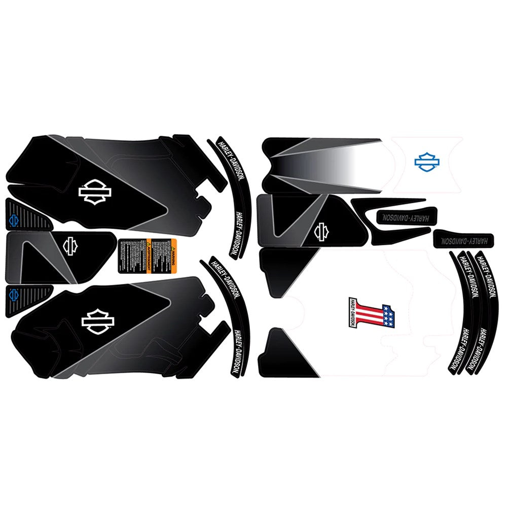 STACYC ACC (12e) GRAPHICS - GRAPHICS KIT HD NO.1 White