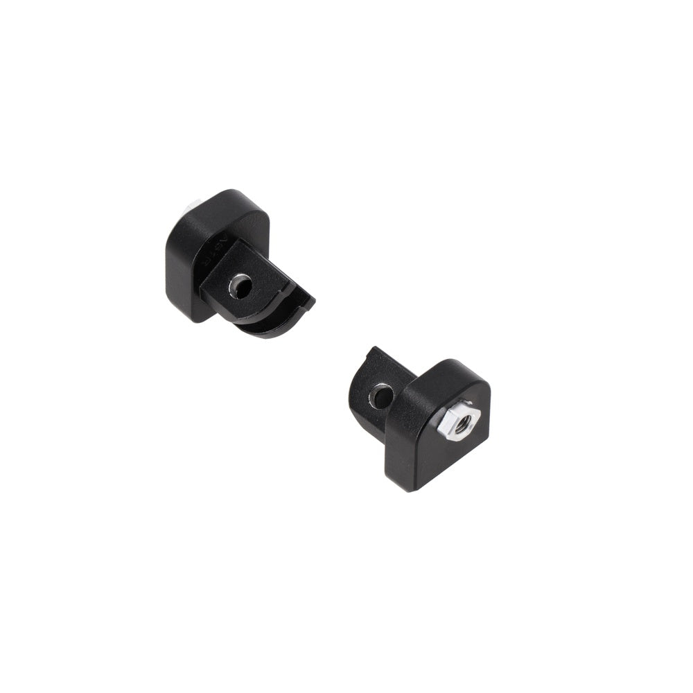 Mounting kit for ION footrest.Black. Aprilia, BMW, Suzuki models.(FRS.05.011.80002/B)