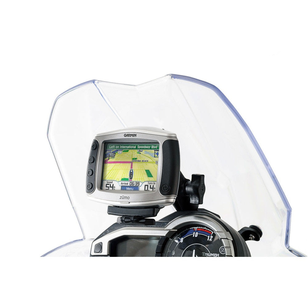 GPS mount for cockpit. Black. Triumph Tiger 800/800 XC, XR (10-17). (GPS.11.823.10001/B)