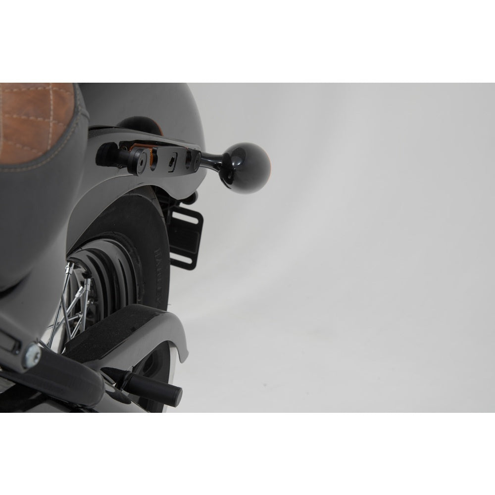 SLH side carrier LH2 left, Softail Str. Bob (17-),Standard (20-). For LH2. (HTA.18.682.10000)