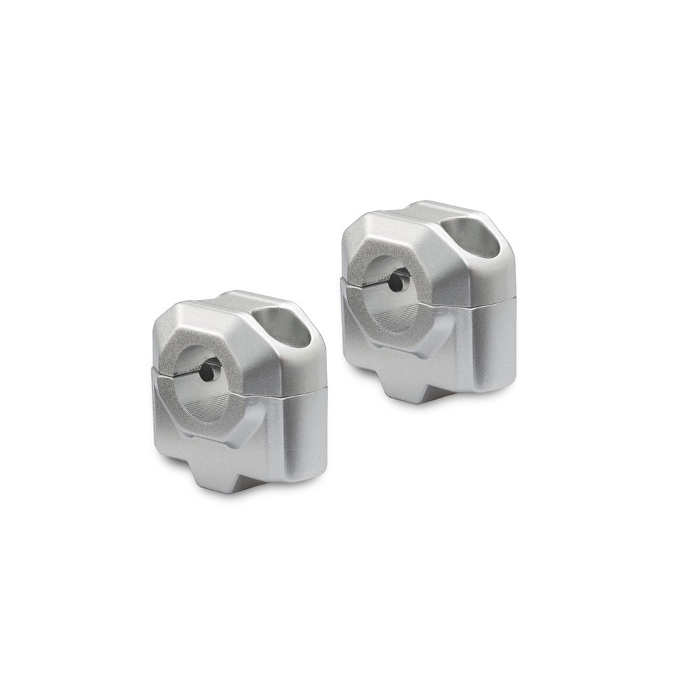 Bar riser for diam 22 mm handlebar.H=25 mm. Silver.(LEH.00.039.22001.25/S)