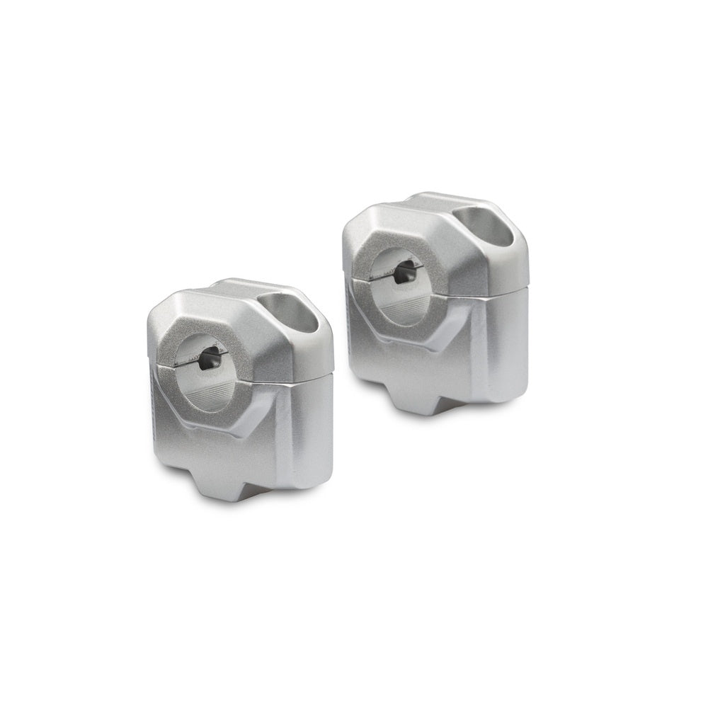 Bar riser for diam 22 mm handlebar. H=30 mm. Silver. (LEH.00.039.22001.30/S)
