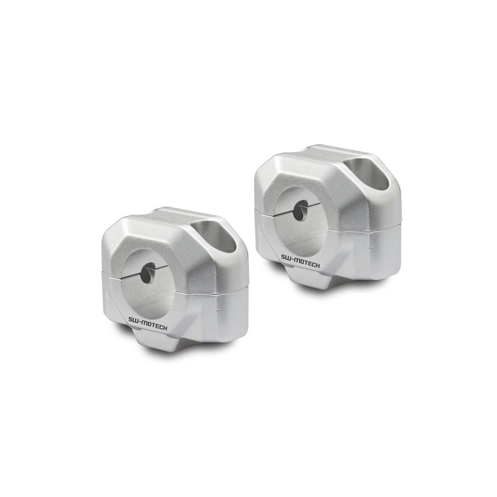Bar riser for diam 28 mm handlebar. H=20 mm. Silver. (LEH.00.039.24100.20/S)