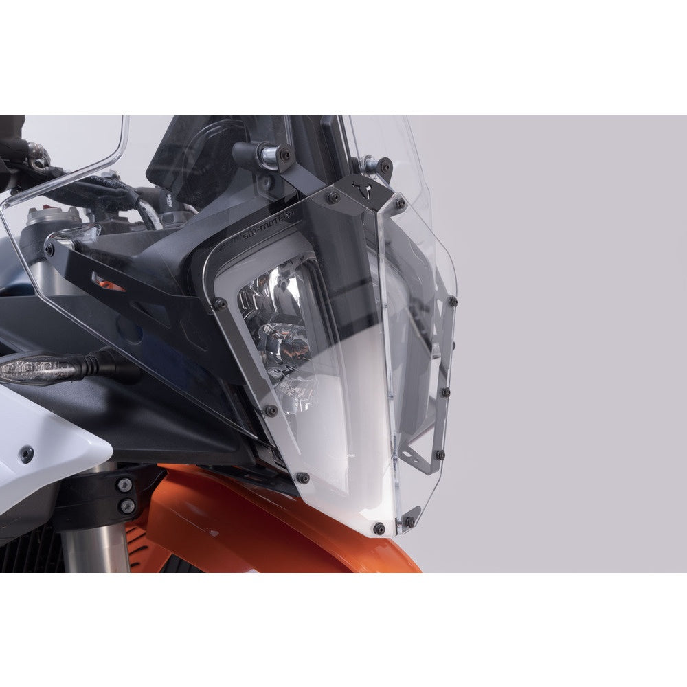 Headlight guard. Bracket with cover. KTM 890 Adventure R (22-). (LPS.04.918.10000/B)