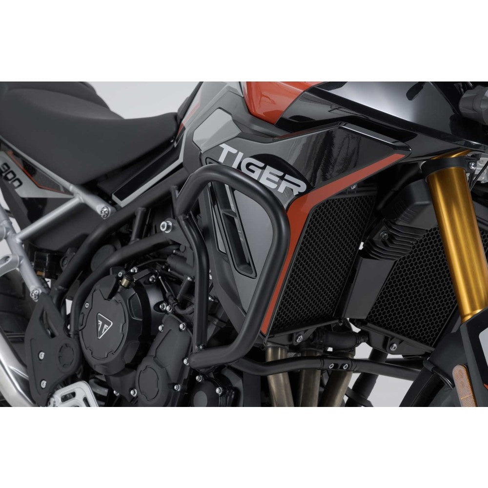 Crash bar. Black. Triumph Tiger 900/GT/Rally/Pro (24-). (SBL.11.953.10001/B) Supereded from SW-SBL1195310000-B