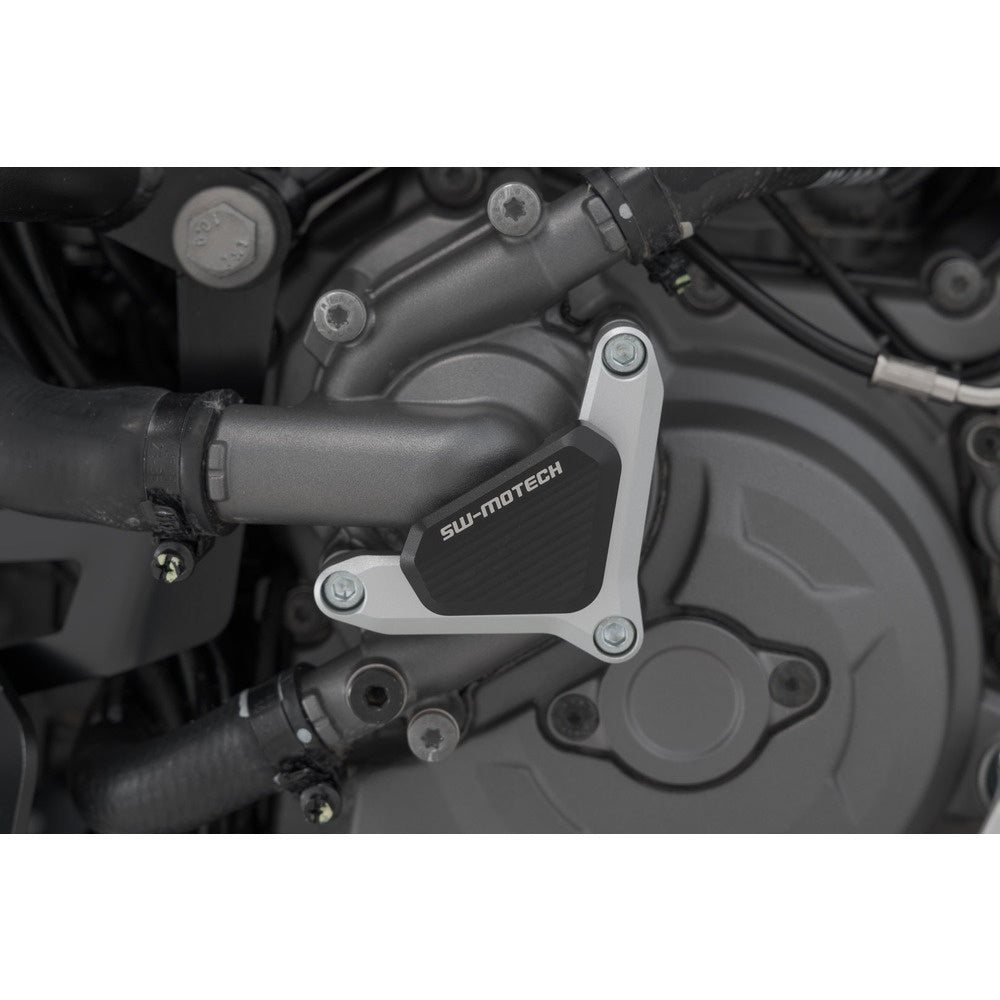 Water pump protection. Silver/black. Ducati models. (SCT.22.114.10002)