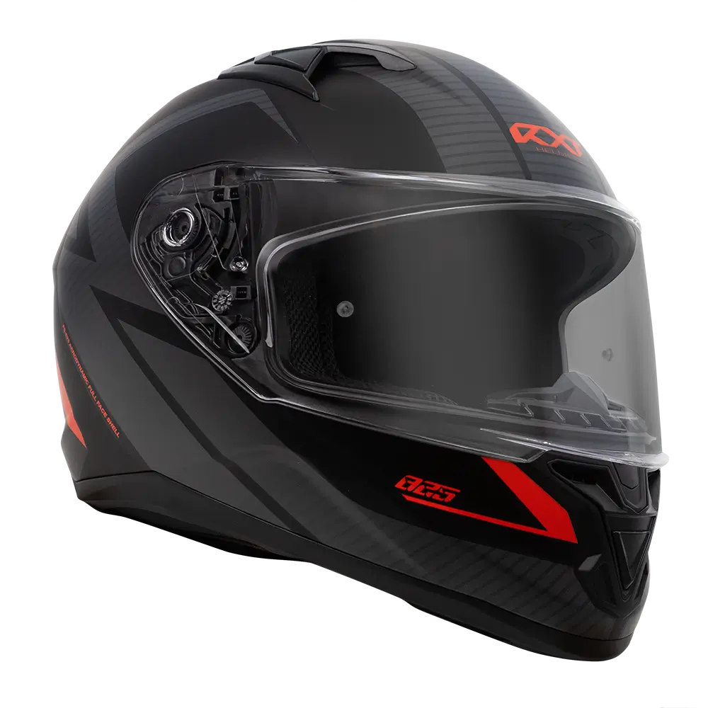 SUZUKA MATT BLACK/GREY/RED