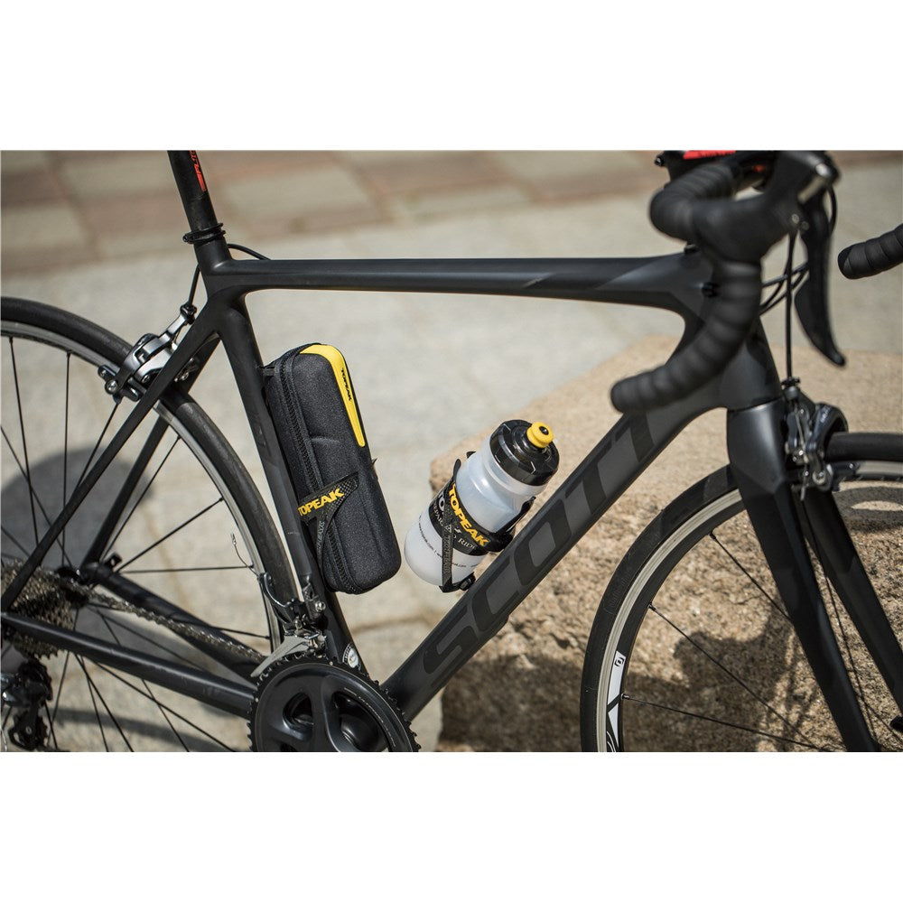TOPEAK CAGEPACK XL BLACK W/YELLOW STRAP #