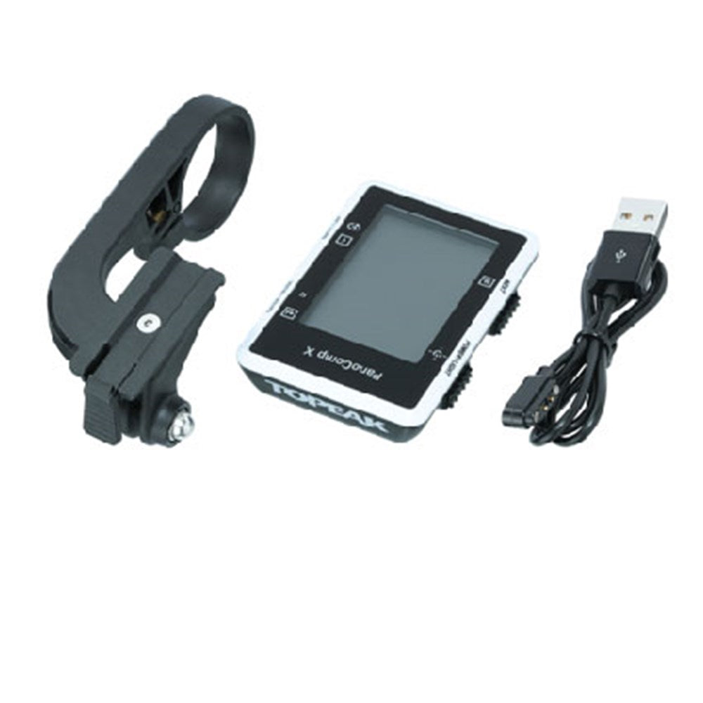 TOPEAK PANOCOMP X BT SMART WIRELESS W/DUOBAND SPEED & CADENCE SENSOR BLACK #
