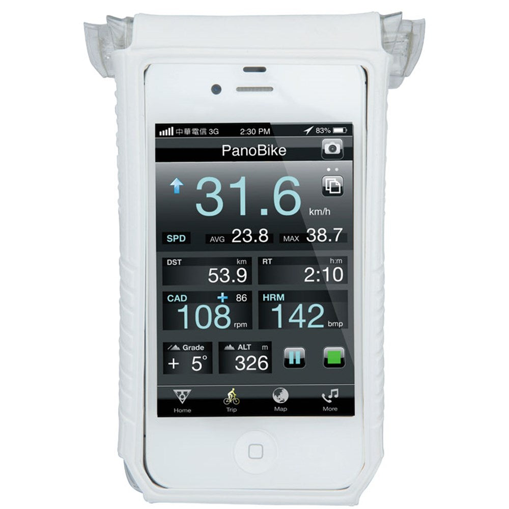 TOPEAK SMARTPHONE DRYBAG 4 FOR 3IN-4IN SCREEN SMART PHONES WHITE #