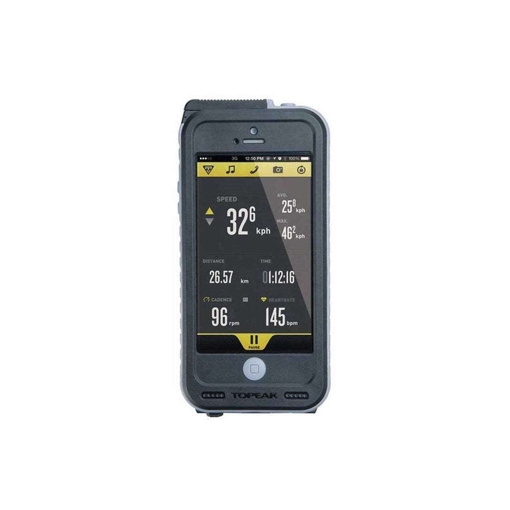 TOPEAK WEATHERPROOF RIDECASE IPHONE 5 BLACK/RED #