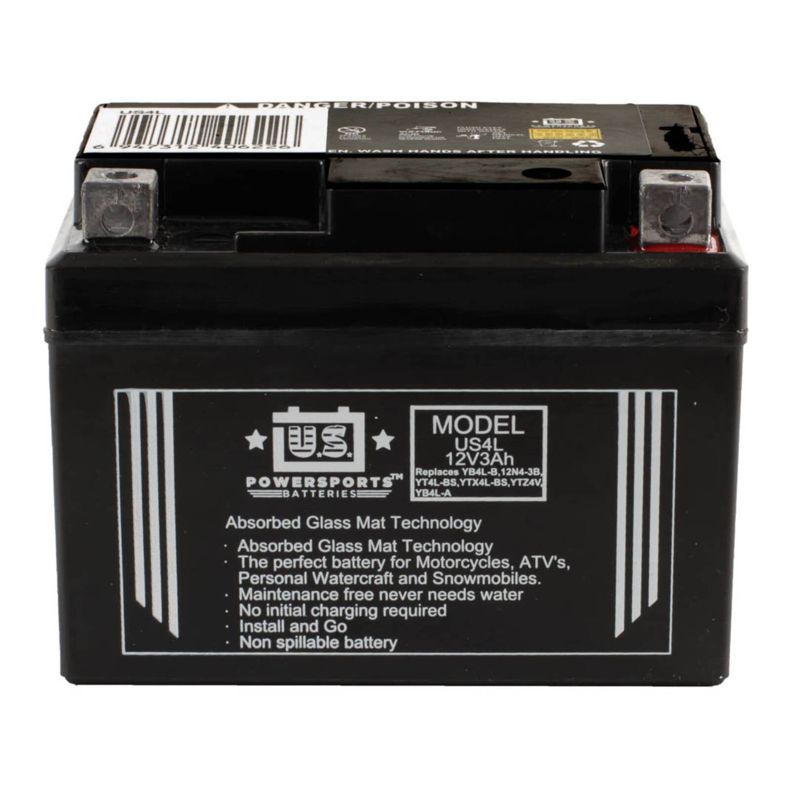 USPS AGM Battery - US4L-BS