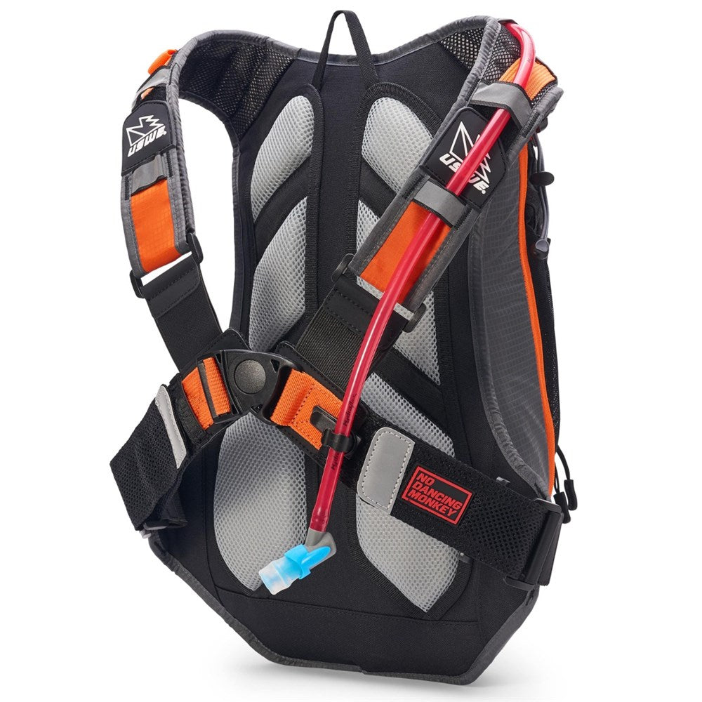 USWE AIRBORNE 15L MTB HYDRATION PACK GRY/ORG #