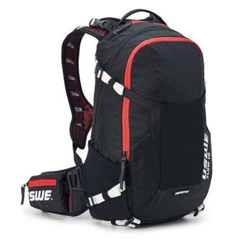 USWE FLOW 16L MTB PROTECTOR PACK BLK/USWE RED