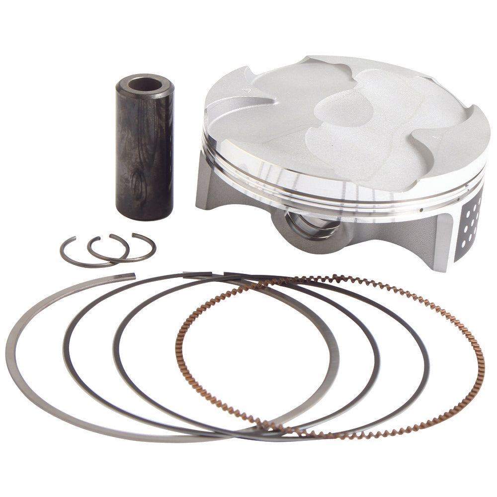 Vertex Replica Piston kit; Kit includes: Piston, rings, pin, clips Kawasaki KX250F 2021 HIGH-COMP 15.05:1 77.95mm