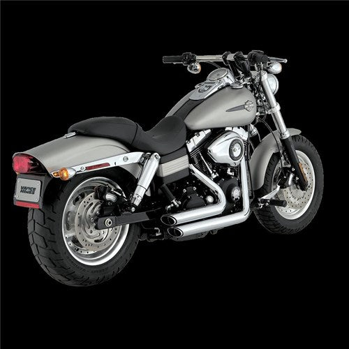 V&H SHORTSHOTS STAGGERED PCX CHROME DYNA (ALL) 06-11 (WAS V17217)