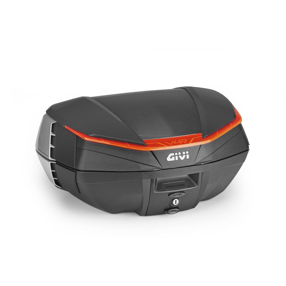 GIVI MONOKEY TOPCASE 49L BLACK/RED WINGFLOW