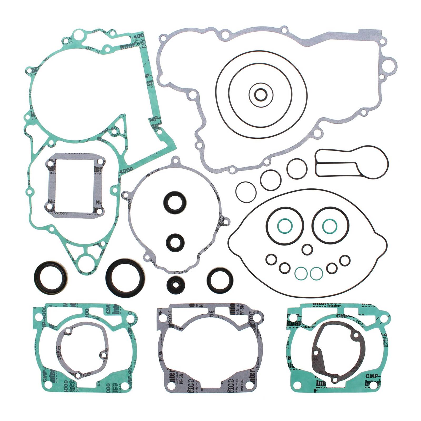 Vertex Complete Gasket Set with Oil Seals (811326)