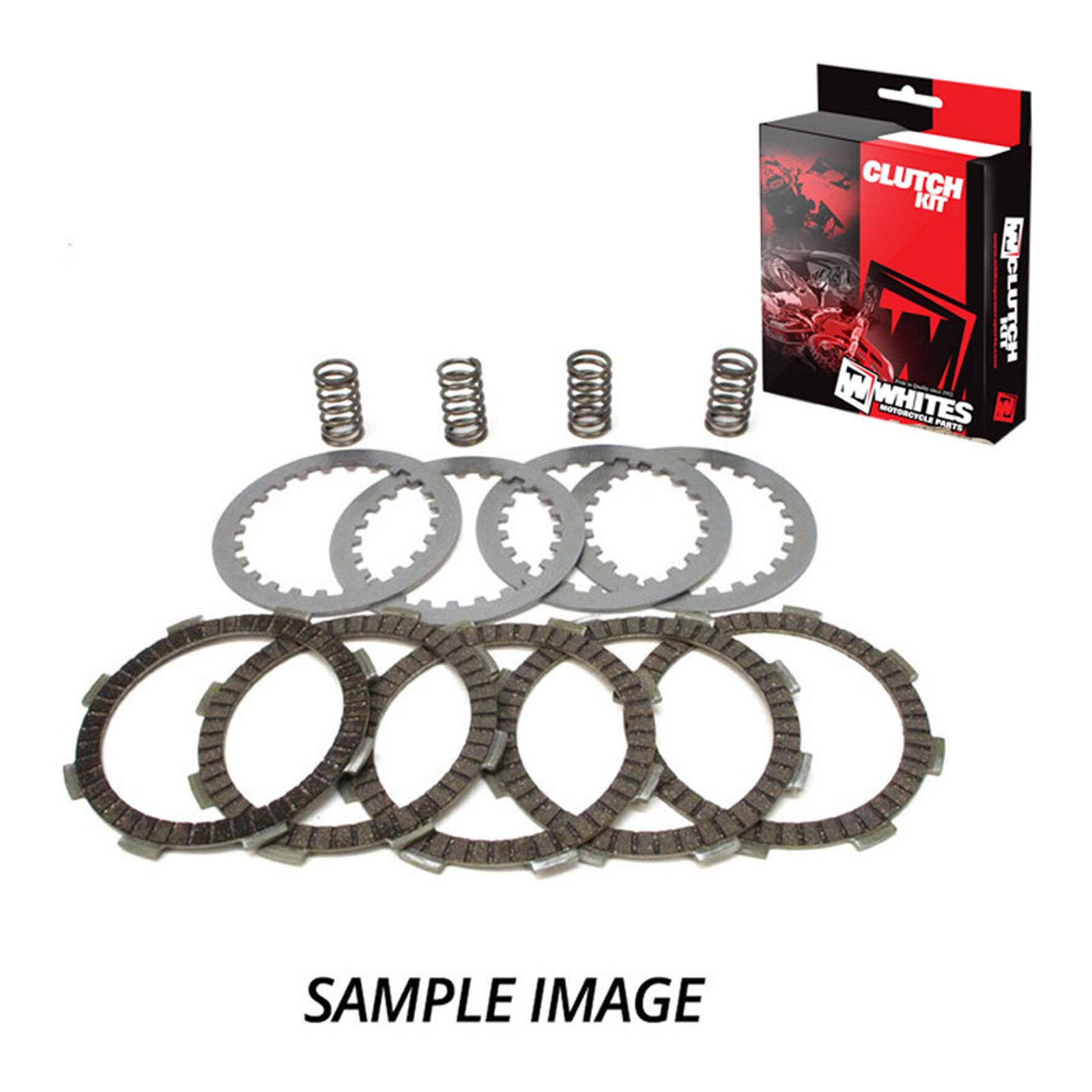 Whites Clutch Kit (Fibres & Steels Only)