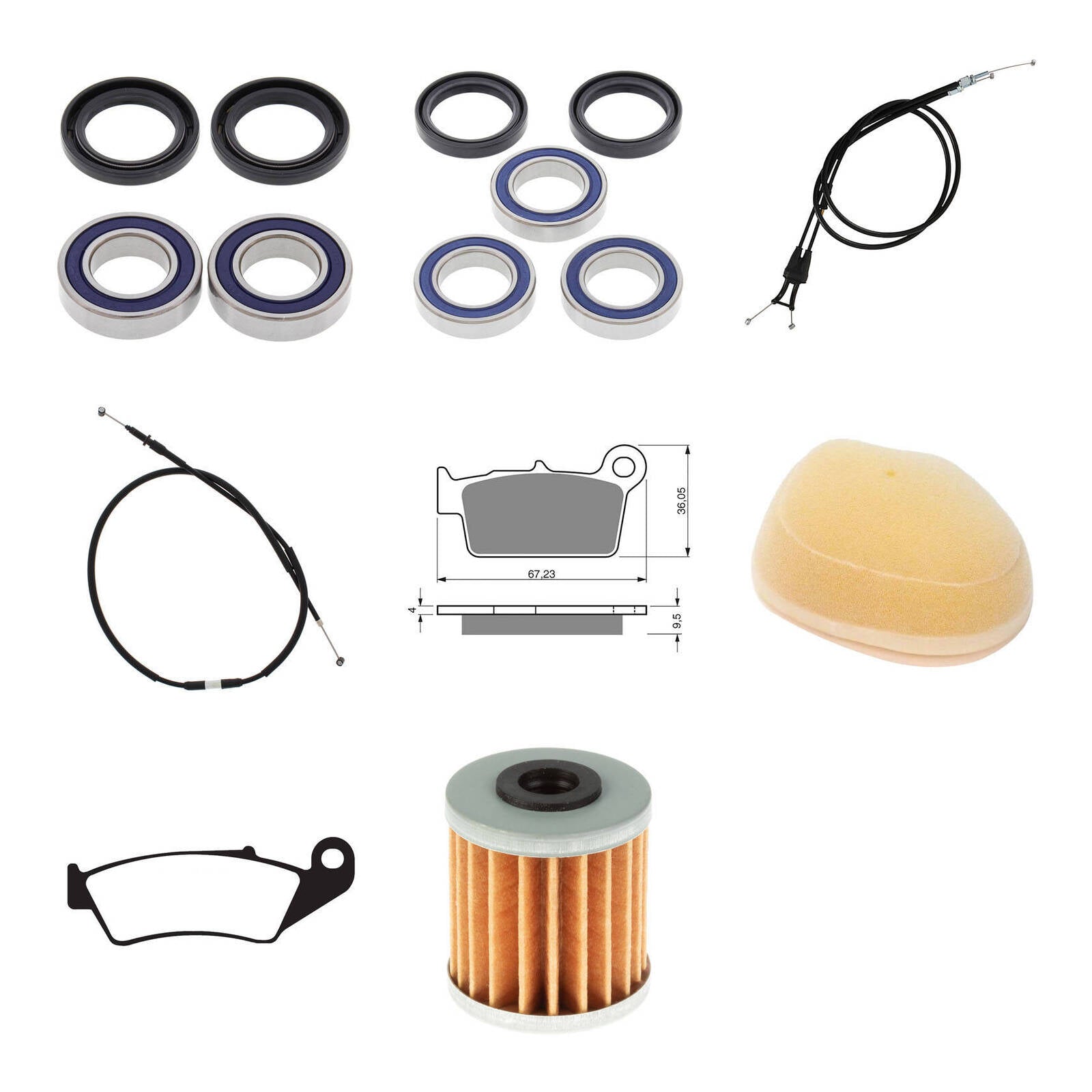 Offroad Refurb Kit - Kawasaki KX250F '17-'19