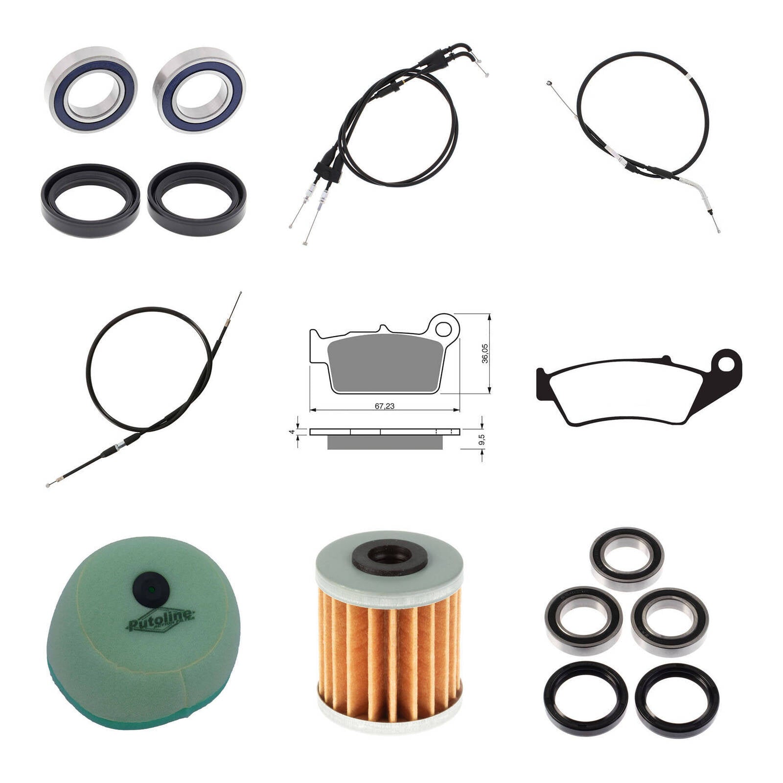 Offroad Refurb Kit - Suzuki RMZ250 '10-'15