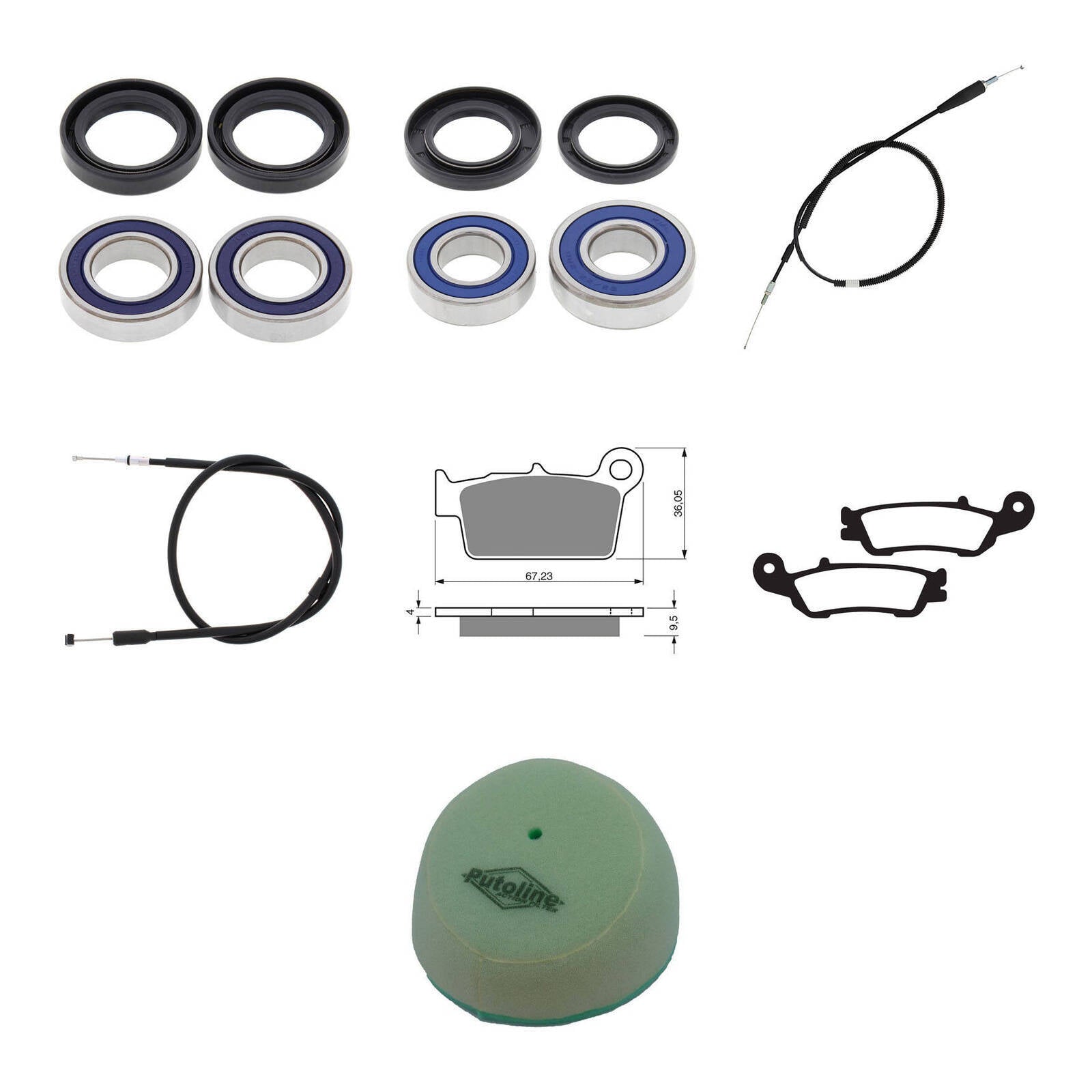 Offroad Refurb Kit - Yamaha YZ125 '08-'20 / YZ125X '20