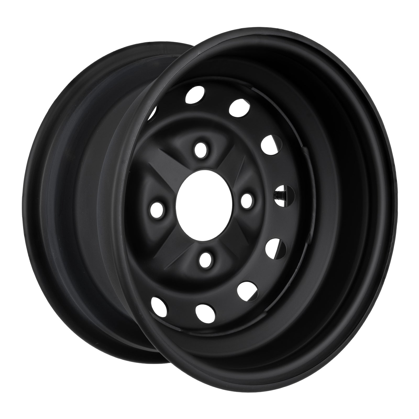 Whites ATV/UTV Steel Rim 12x6 CF-Moto Front 4/110 +15 - Black