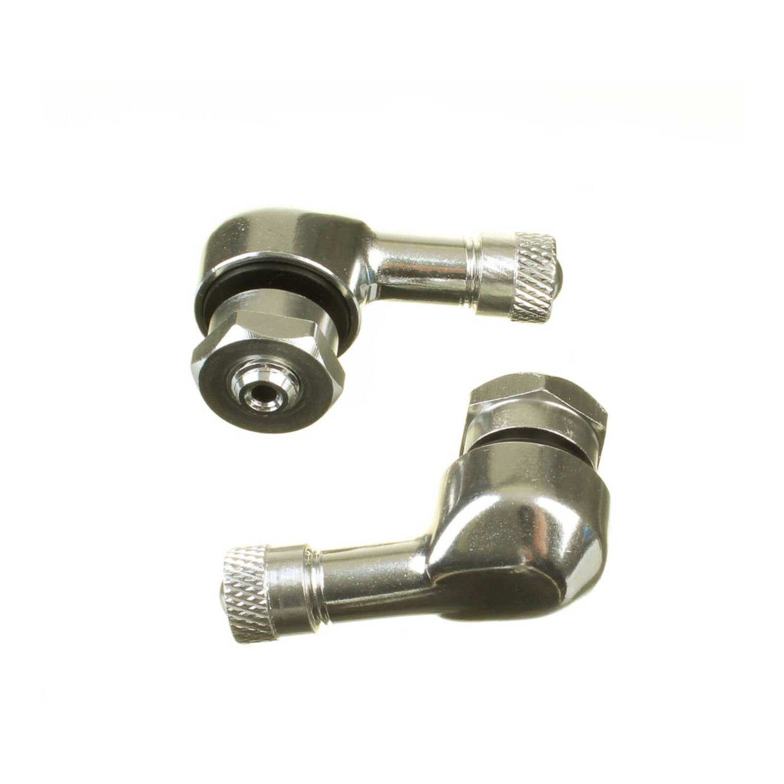 WHITES 90 DEGREE ALLOY VALVE 8.3MM - SIL (PAIR)
