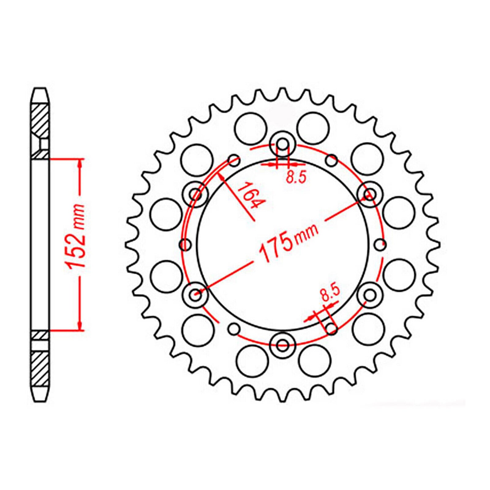 XAM Sprocket Kit Yamaha YZ250 '98 14/50