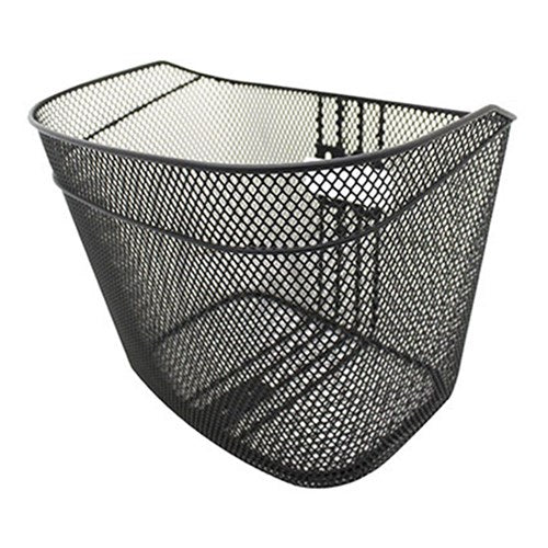 #X-TECH BASKET FRONT CITY WIRE FIXED BLACK (4 PIECSES - INC STAY BRACKET AND BOLTS) (2I2)