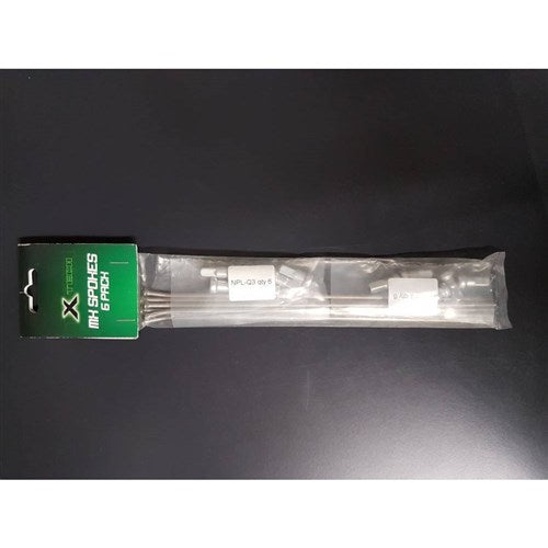 X TECH MX SPOKES 6PK REAR RMZ 19 BLK