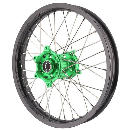X TECH KAW KX/KXF/RMZ250 04-23 2.15x19 REAR BLK RIM/BLK HUB/BLK SPK