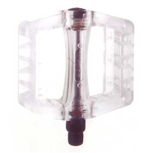 #X-TECH PEDAL BMX PLASTIC 9/16 INCH CLEAR