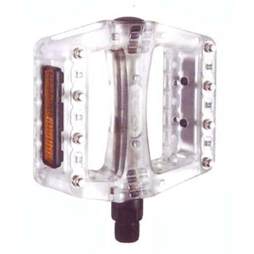 #X-TECH PEDAL BMX PLASTIC & METAL PINS 9/16 INCH CLEAR