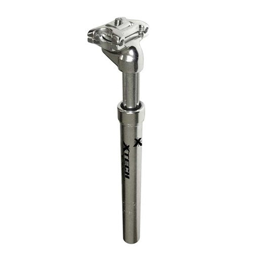 #X-TECH SUSPENSION SEAT POST ALLOY 350mm SILVER 30.8mm