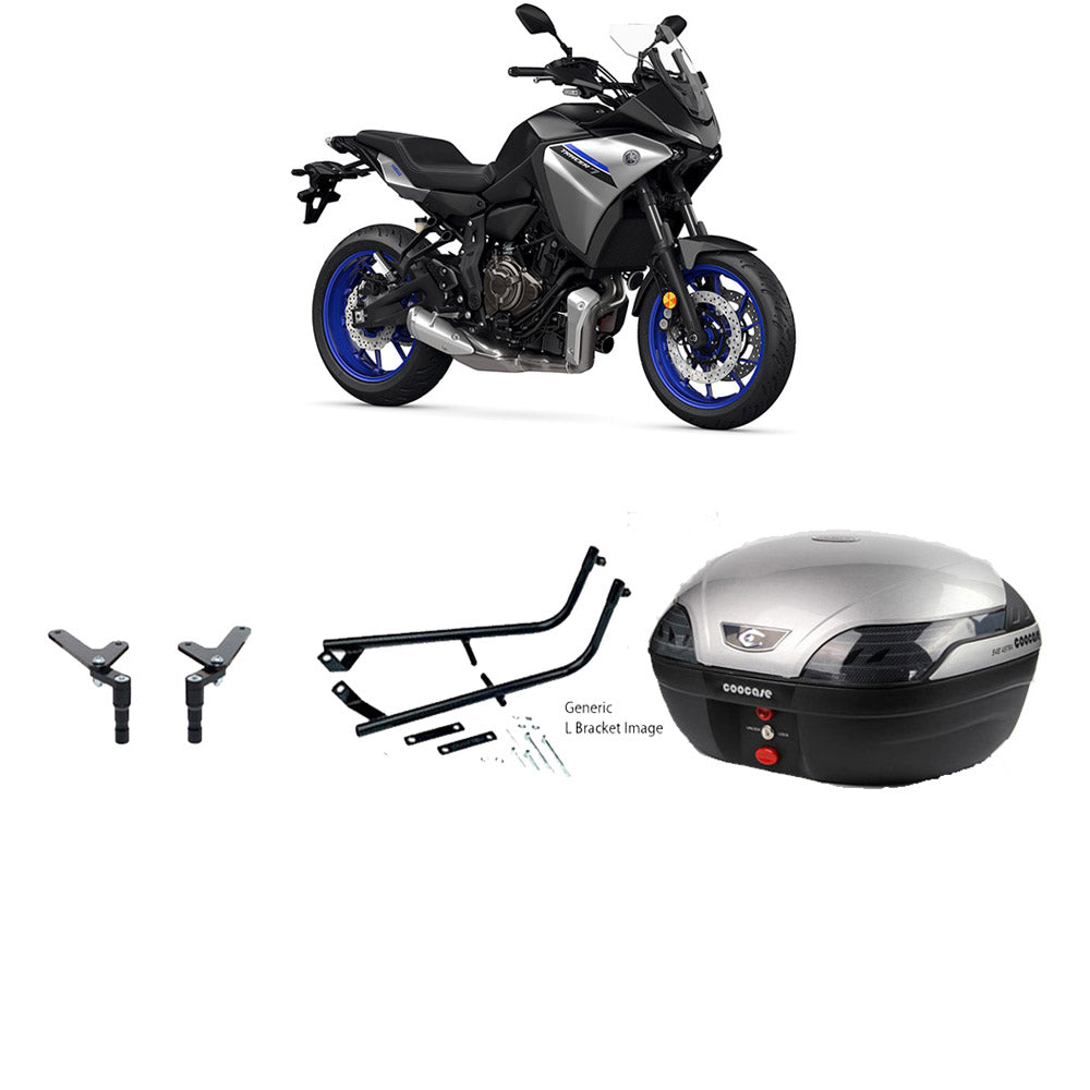 S48 Astra Silver Topbox Kit TRACER 7 23-25 - Y136S48BPSIL