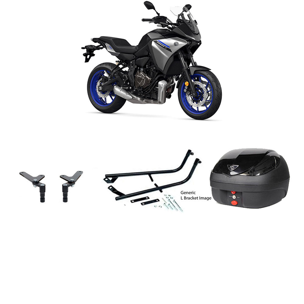 V36 Wizard Black Topbox Kit TRACER 7 23-25 - Y136V36BPBLK