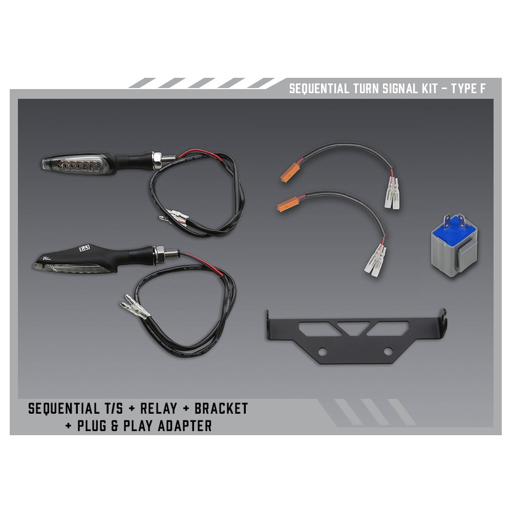 Yoshimura Type F Sequential Signal Kit for V2 Fender Eliminators