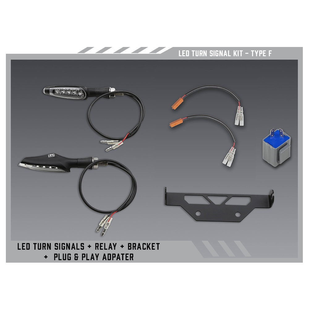 Yoshimura Type F Standard LED Signal Kit for V2 Fender Eliminators