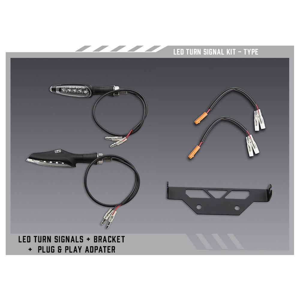 Yoshimura Type H Standard LED Signal Kit for V2 Fender Eliminators