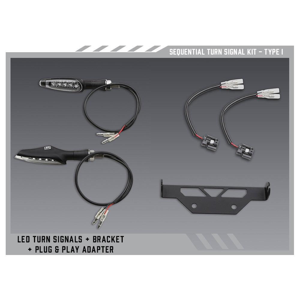 Yoshimura Type I Standard LED Signal Kit for V2 Fender Eliminators