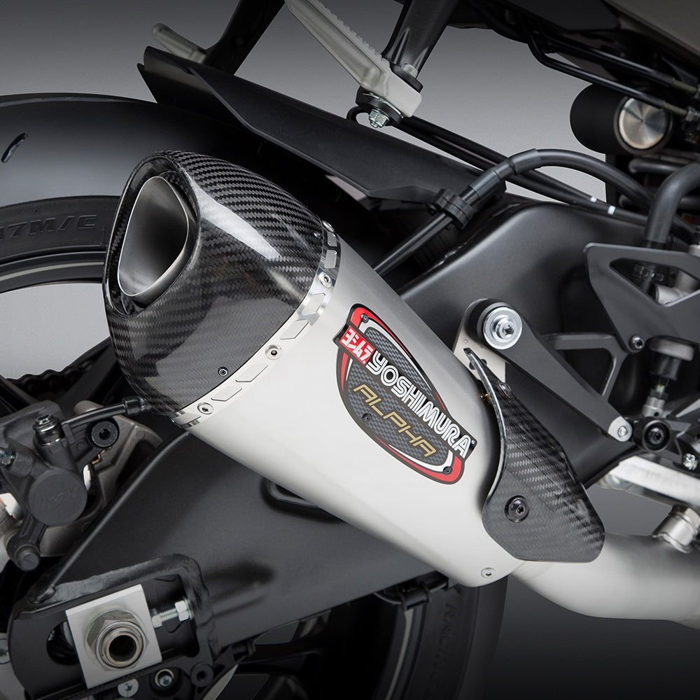 Yoshimura YZF-R1/M/S 15-25 Race ALPHA T Stainless 3/4 Exhaust, w/ Stainless Muffler